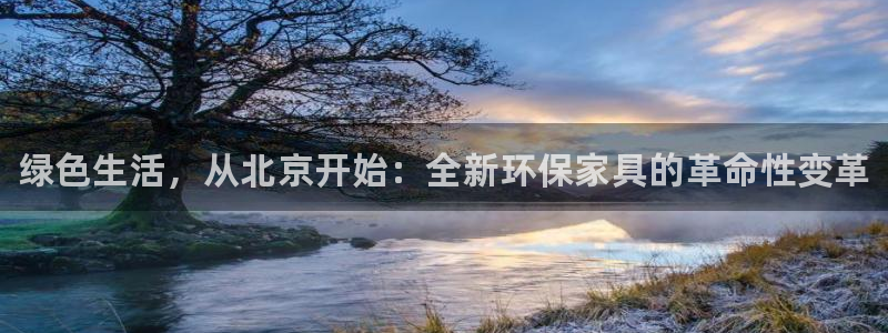 杏耀注册主管：绿色生活，从北京开始：全新环保家具的革命性变革